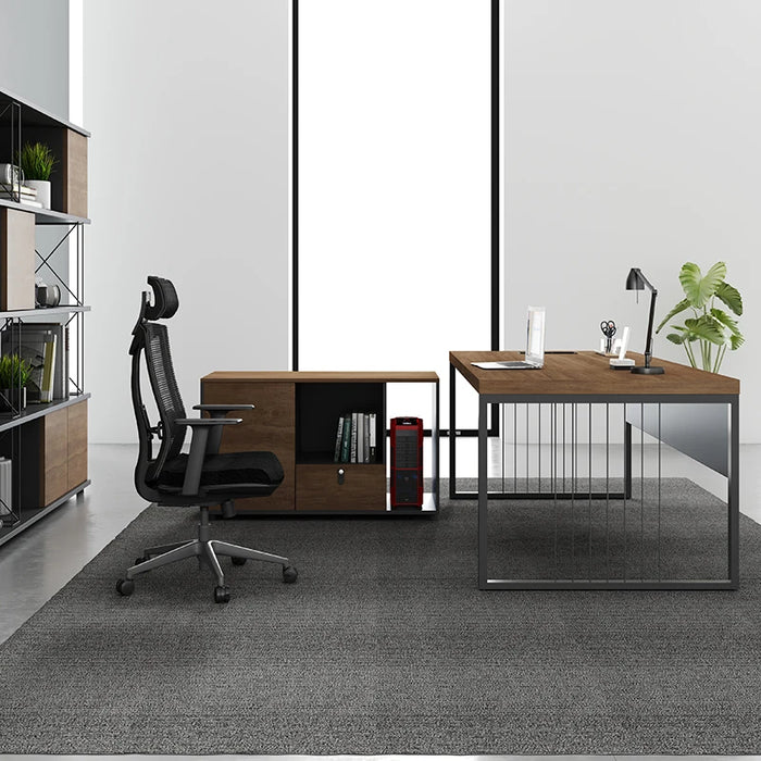 Simplicity Combination Office Desks Boss Modern Charge Computer Office Desks Single Mesa Escritorio Working Equipment QF50OD