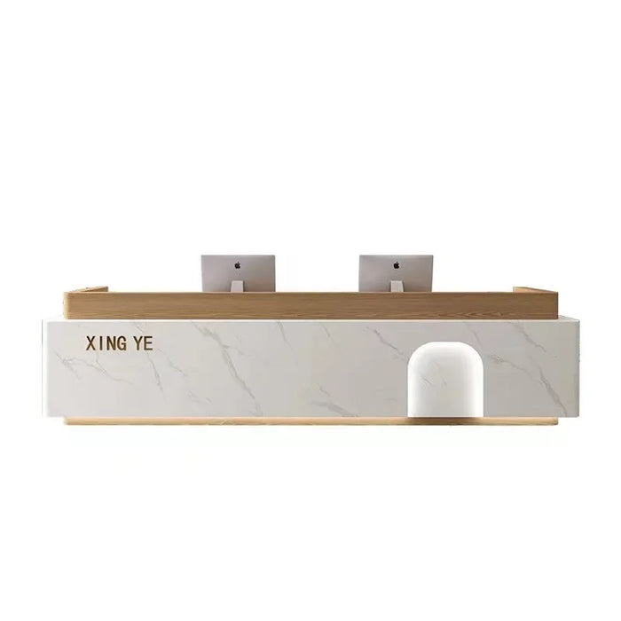 Counter Bar Shop Reception Desk Beauty Salon Stand Conference Luxury Reception Desk Modern Information Recepcja Store Furniture