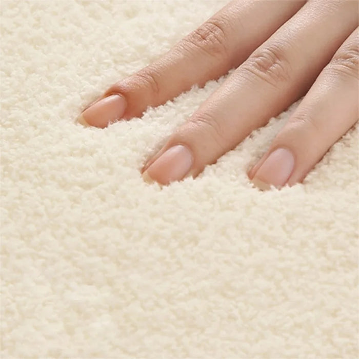 Simple Soft Thick Plush Carpets Large Area Living Room Rugs Cloakroom Dressing Table Rug Modern Home Bedroom Decoration Carpet