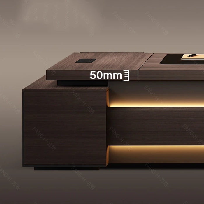 President Desk Simplicity Computer Modern Single Boss Executive Office Desk Secretaire Table Escritorio Ordenador Furniture