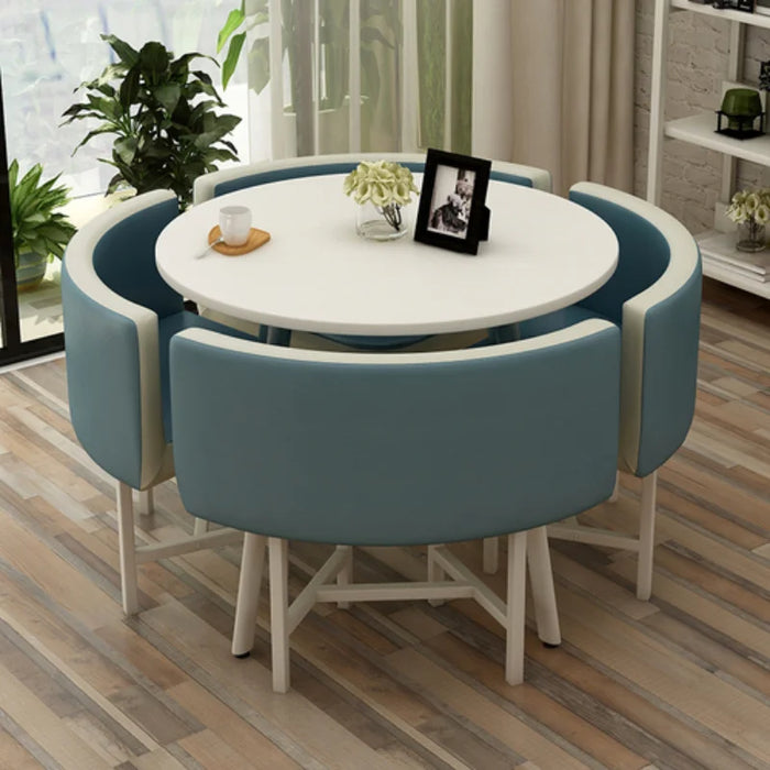 Modern Round Dining Table Set Chairs Lunch Kitchen Nordic Luxury Dining Table Magazine Mesas De Comedor Living Room Furniture