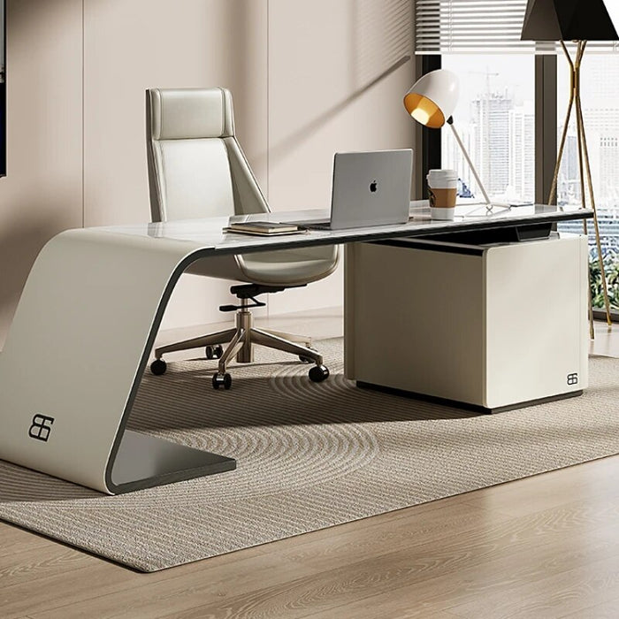 Minimalism Slate Office Desks Simplicity Computer Italian Household Office Desks Luxury Bureau Meuble Working Equipment QF50OD
