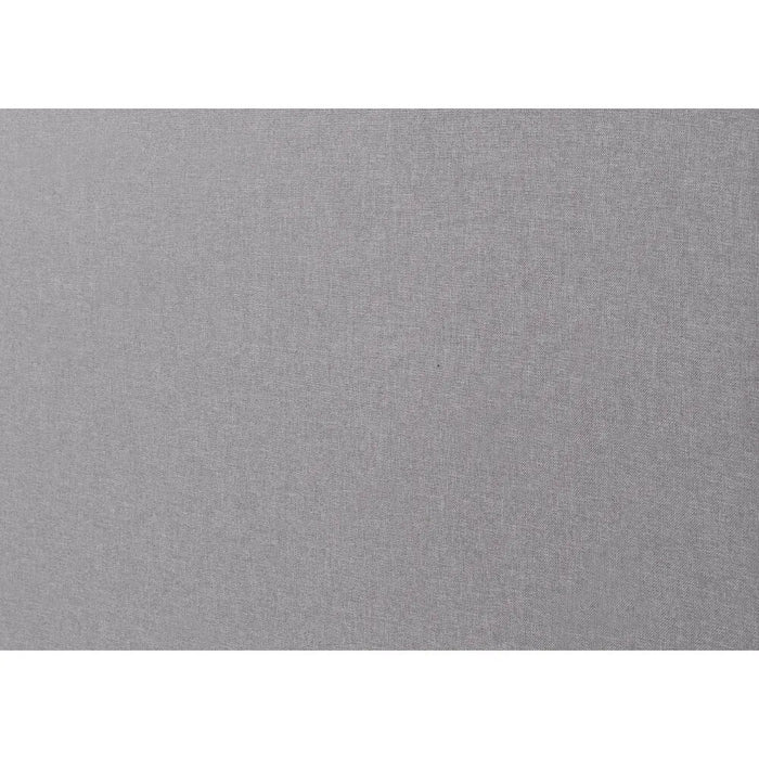 Crown Mark Florence Gray Upholstered Panel Bed, Bedroom, Durable and Strong,Gray
