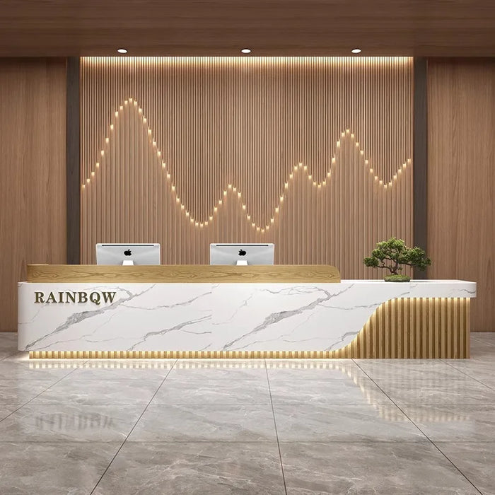 Service Executive Reception Desks Register Computer Futuristic Reception Desks Podium Escritorios De Oficina Salon Furniture