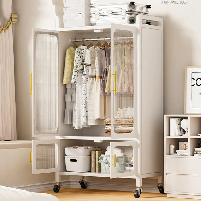 Cupboard Wardrobe Closet Salon Metal Chest Storage Cabinet Open Closet Organizer Bedroom Children Armario Bedroom Furniture