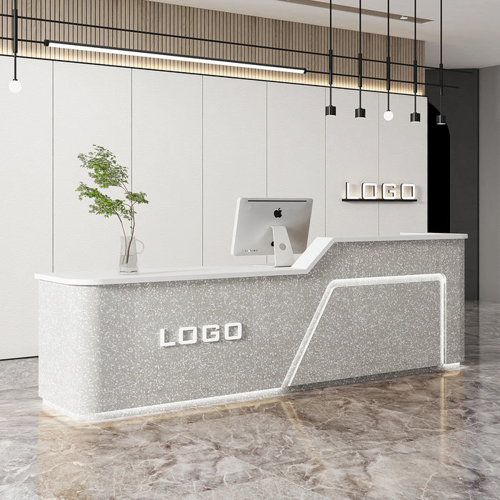 Service Mobile Reception Desks Computer Modern Workbench Siting Cashier Table Office Scrivania Reseption Beauty Salon Furniture