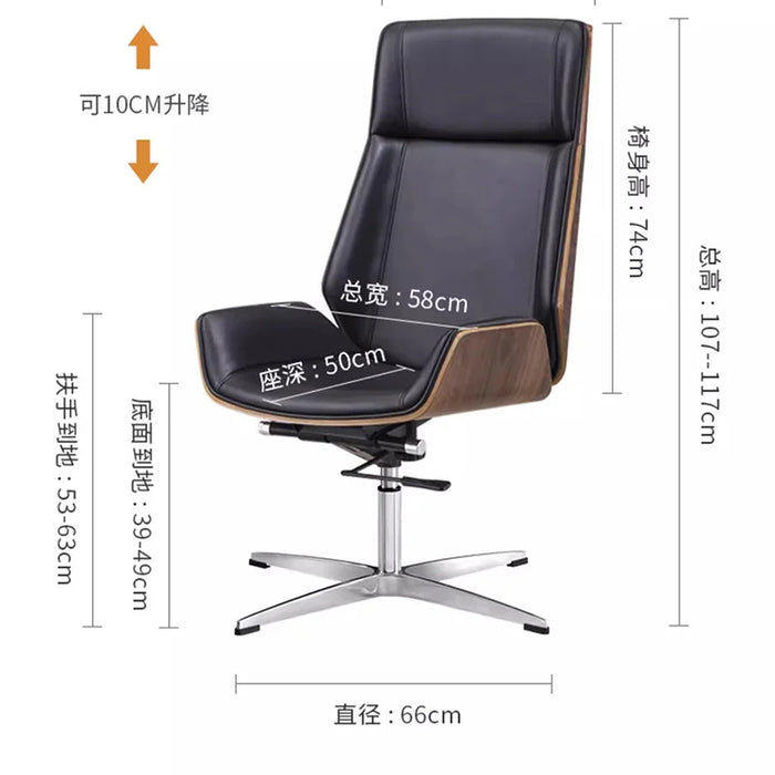 Swivel Waiting Office Chair Throne Revolve Recliner Editor Office Chair Ergonomic Rocking Cadeira De Escritorio Home Furniture
