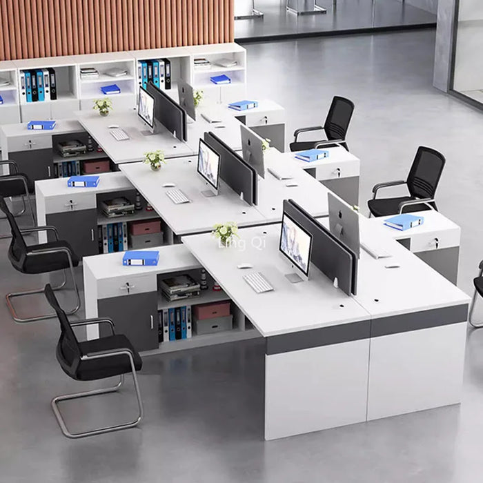 Home Executive Office Desk Black Storage Free Shipping Organizer Computer Desks Unique Reading Mesa Escritorio Home Furniture
