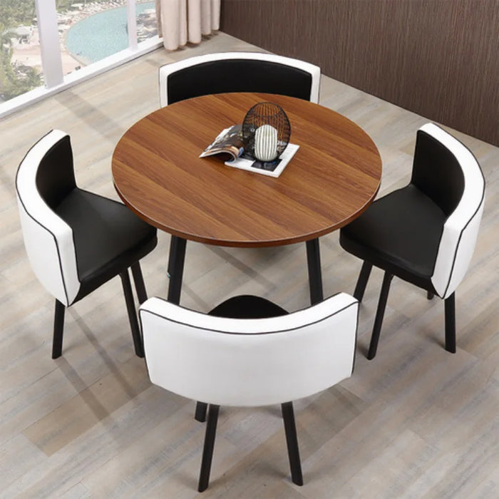 Modern Round Dining Table Set Chairs Lunch Kitchen Nordic Luxury Dining Table Magazine Mesas De Comedor Living Room Furniture