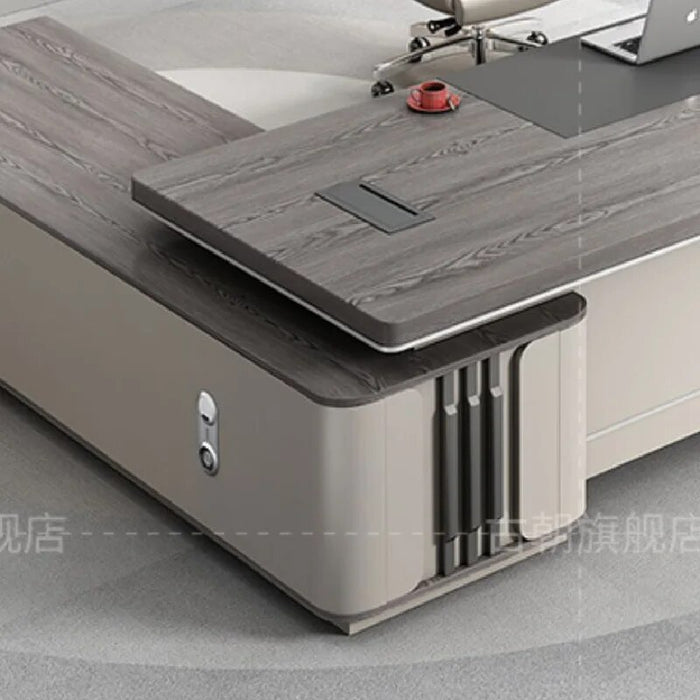 Corner Organizer Office Desk Computer Study Luxury Conference Reception Desk Executive Modern Mesa Escritorio Desk Furniture