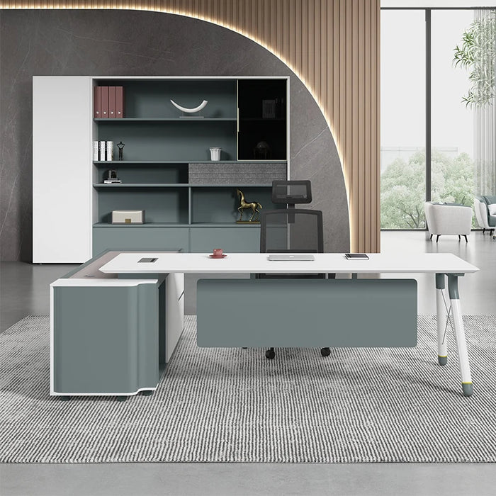 Meeting Wall Office Desks Boss Storage Workstation Computer Desks Table Ergonomic Escritorio Esquinero Office Furniture WJ25XP