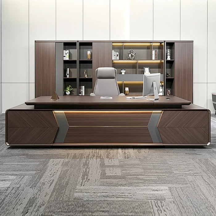 Standing Computer Desk Gaming Corner Luxury Writing Reception Office Desk Drawers Filing Mesa De Escritorio Desk Accessories