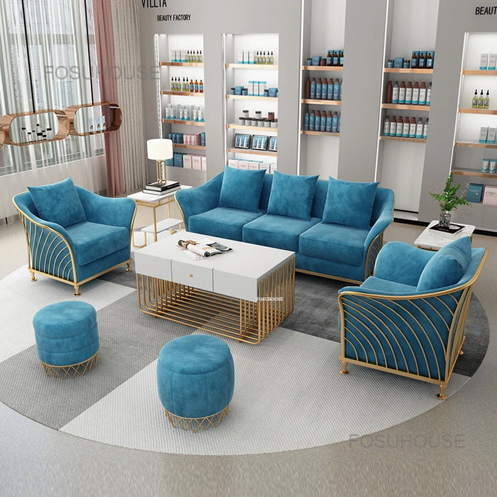 Simple Modern New Cloth Sofas For Living Room Nordic Small Family Sofa Armchair Hotel Luxury Leisure Sofa Living Room Furniture