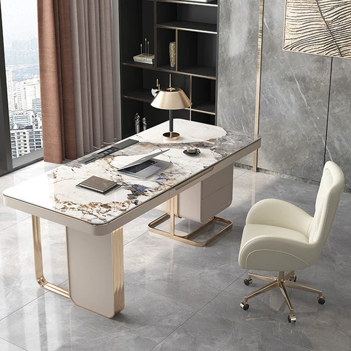 Corner Standing Desk Reception Writing Meeting Executive Office Desk Drawers Storage Escrivaninha Para Quarto Office Furniture