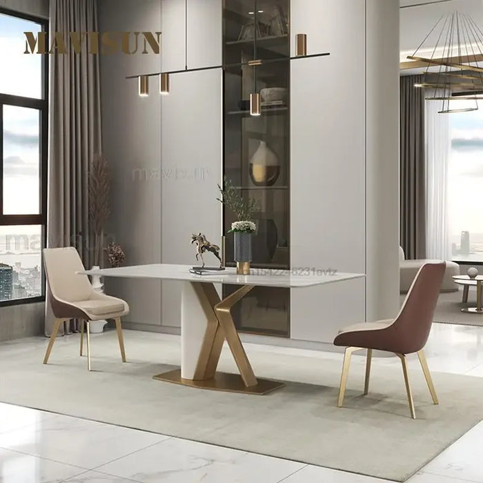 Creative Design Dining Coffee 4 Chairs Table Luxury Household Balcony Minimalist Kitchen Table De Cuisine French Furniture