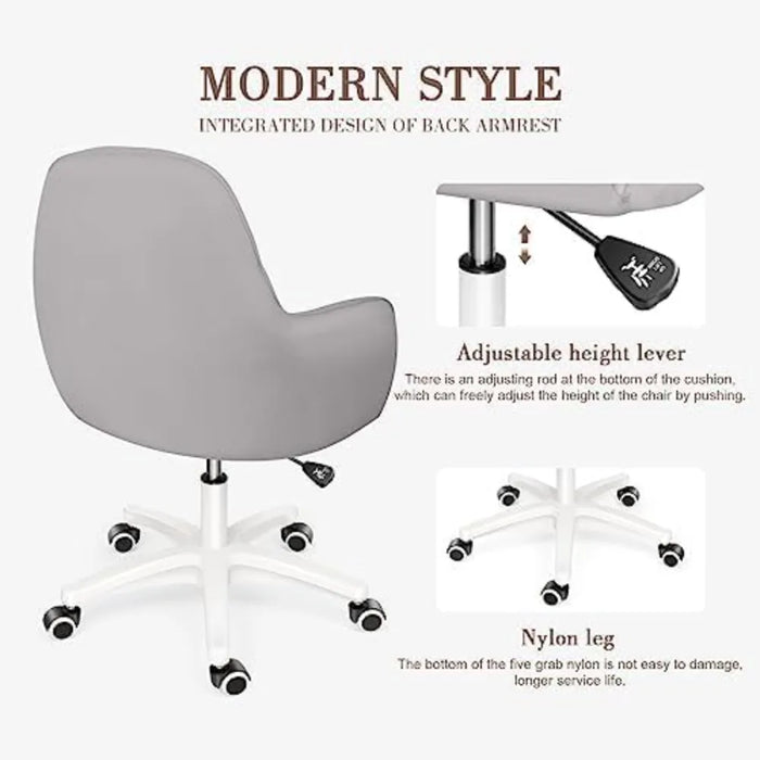 Cute Office Chair Home Computer Chairs Adjustable Task  Modern Office Chair Makeup Chair 362° Swivel Computer