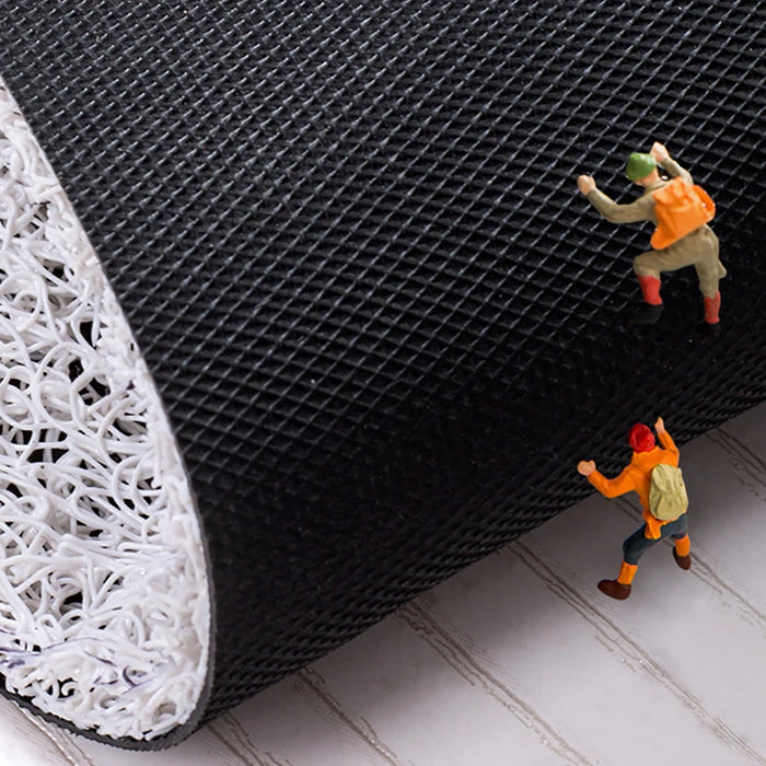 Outdoor Indoor Entrance Door Mat PVC Silk Loop Minimalist Dust Carpet Anti-Slip Mats