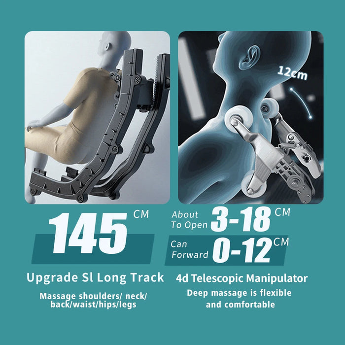 SL Track 4D Full Body Massage Chair Zero Gravity Chair Massage