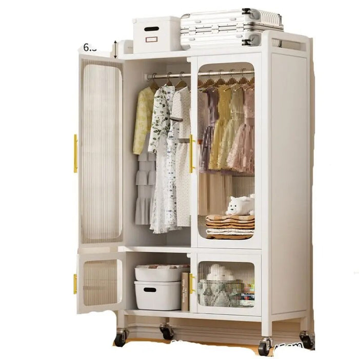 Cupboard Wardrobe Closet Salon Metal Chest Storage Cabinet Open Closet Organizer Bedroom Children Armario Bedroom Furniture
