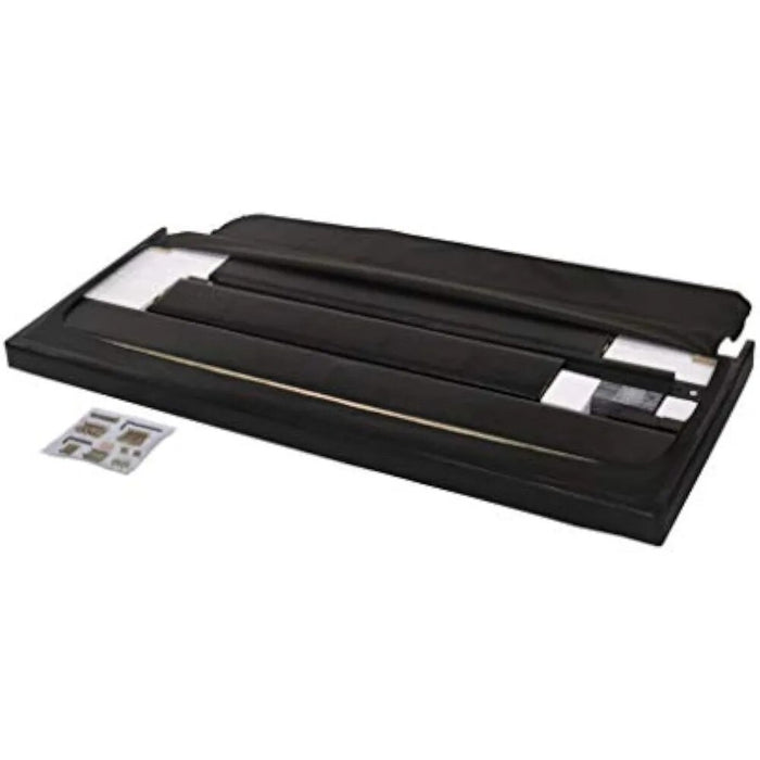 Crown Mark Erin Upholstered Panel Bed in Black,  Bedroom Furniture,  Bed Frame
