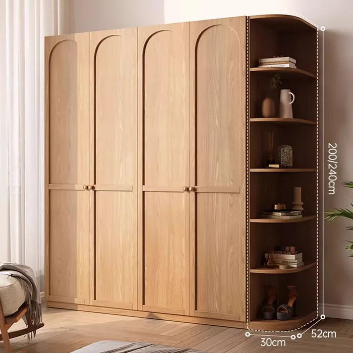 Shirts Nordic Wardrobe Organizer Rack Hanging Display Wooden Hotel Wardrobe Closet Storage Placard De Vetement Closets Armables