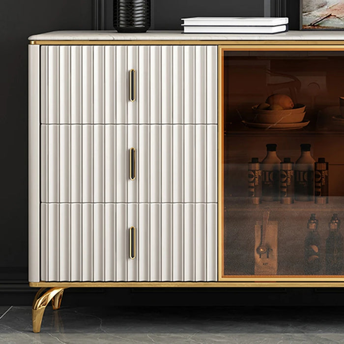 Shelf Narrow Sideboards Display Modern Laden Modular Luxury Accent Sideboards Corner Vetrina Cucina Farmhouse Furniture HDH