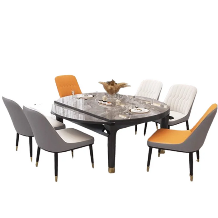 Organiser Modern Dining Table Extension Italy 6 Seater Wooden Dining Table Chaire Folding Mesas De Comedor Kitchen Furniture