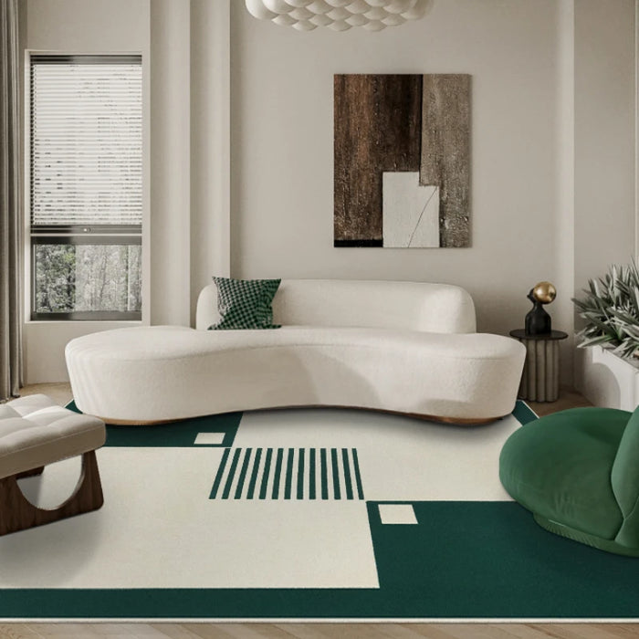 Simple Soft Thick Plush Carpets Large Area Living Room Rugs Cloakroom Dressing Table Rug Modern Home Bedroom Decoration Carpet