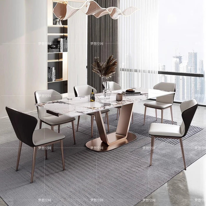 Small Apartmen Entryway Dining Table Hotel Lobby Center Modern Living Room Coffee Tables Set Nordic Table A Manger Furniture