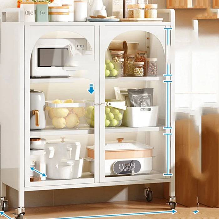 Shelf Modern Sideboards Kitchen Display Metal Modular Luxury Storage Sideboards Dining Szafka Kuchenna Small Room Furnitures HDH