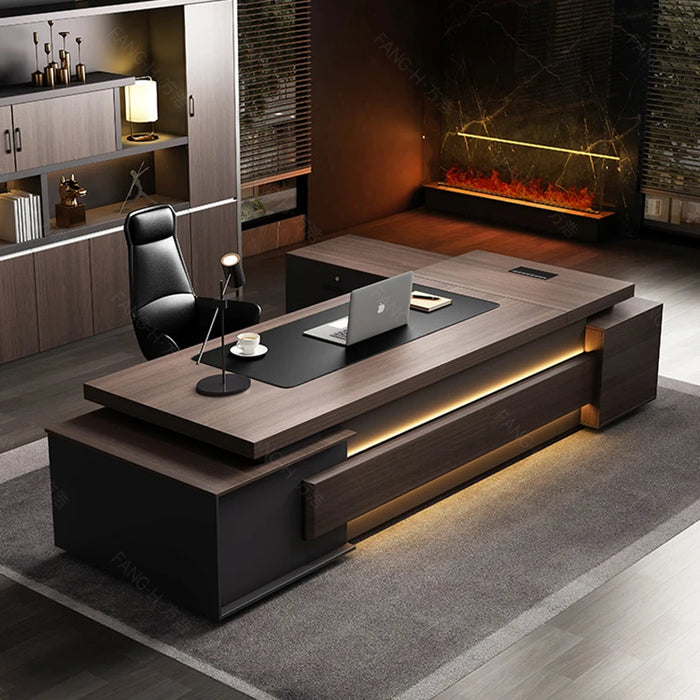President Desk Simplicity Computer Modern Single Boss Executive Office Desk Secretaire Table Escritorio Ordenador Furniture