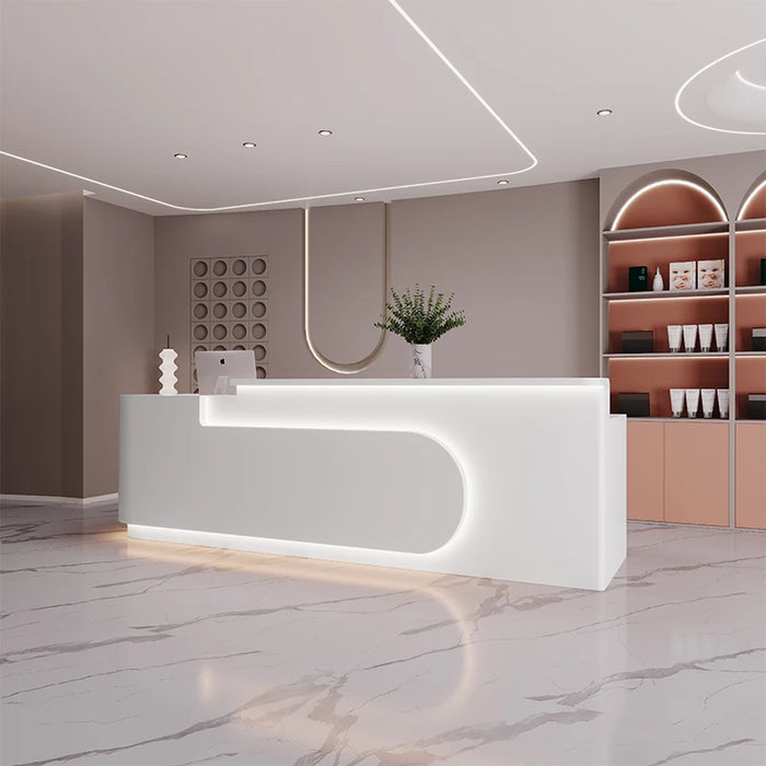 Counter Service Reception Desks Podium Cashier Closet Shop Church Reception Desks European Empfangstheke Modern Furniture