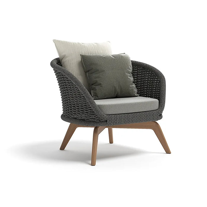 Outdoor sofa courtyard rattan chair leisure combination villa garden balcony single rocking chair furniture