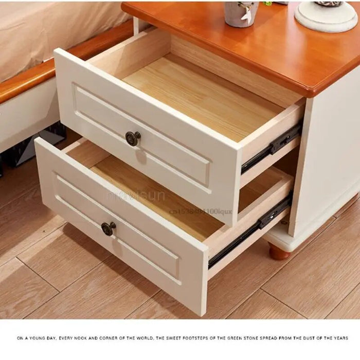 American Country Style Individual Kid Bed For Boys And Girls 1.2/1.5m Modern Teenager Bedroom Furniture Simple Children Bed