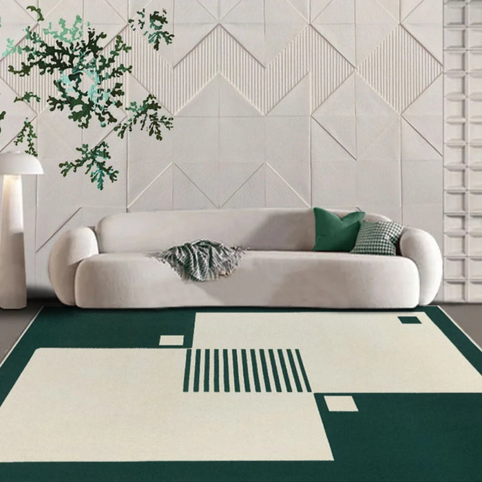 Simple Soft Thick Plush Carpets Large Area Living Room Rugs Cloakroom Dressing Table Rug Modern Home Bedroom Decoration Carpet