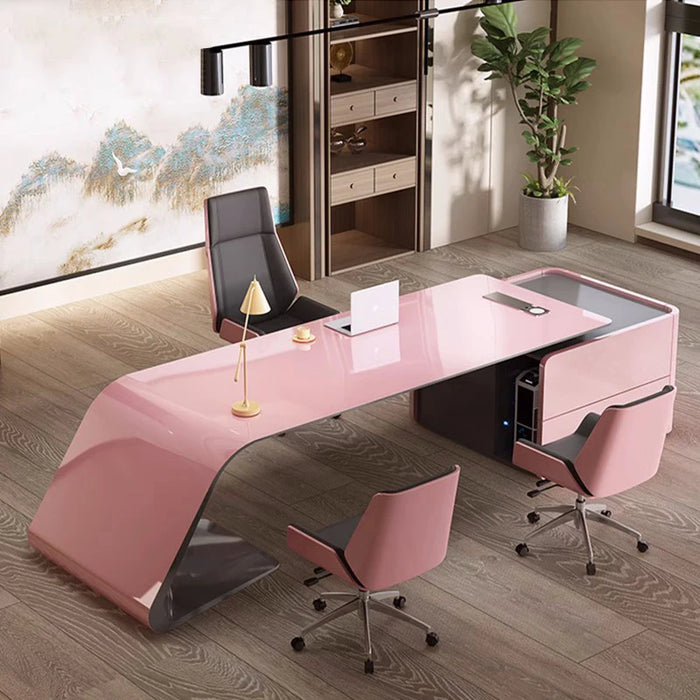 Corner Reception Desk Organizer Executive Studying Work Storage Office Desk Drawers Modern Escrivaninha Para Quarto Furniture