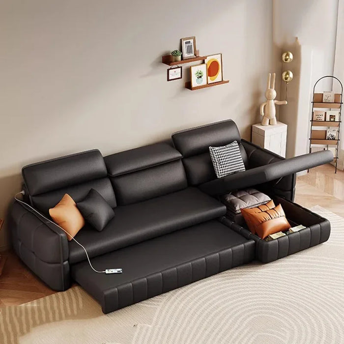 Simple Black Cheap Sofas Beds Lazy elegant Cute Modern Folding Living Room Sofas designer European Woonkamer Banken Furniture
