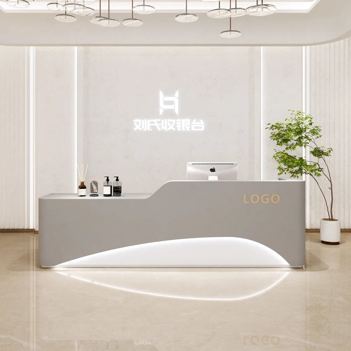 Counter Reception Desks Luxury Lectern Modern Small Vanity Wooden Reception Desks Shop Escritorios De Oficina Salon Furniture