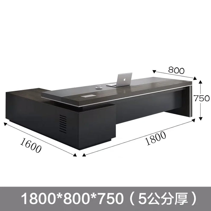 Boss Office Desk And Chair Combination Simple And Modern CEO Desk Manager Business Furniture Supervisor Desk Light Luxury