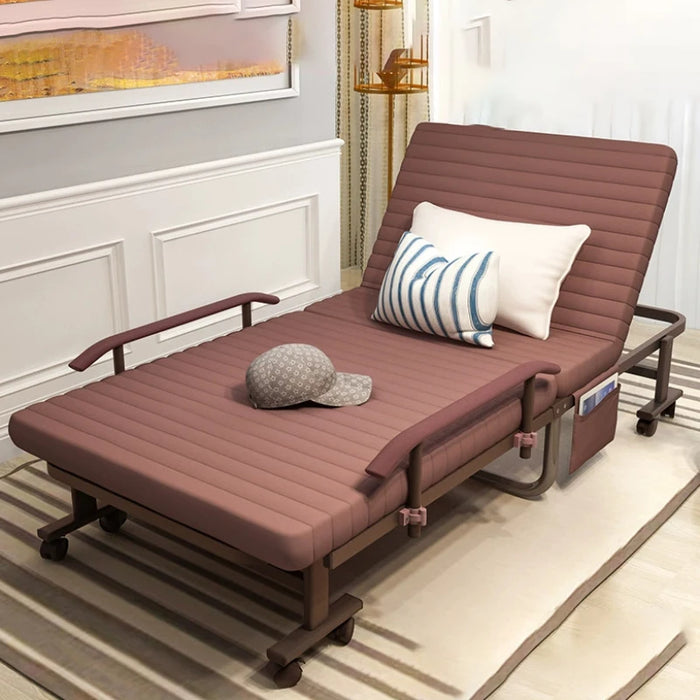 Single Folding Patio Beds Multifunctional Adjustable Spa Metal Beds Space Saving Cheap Cama Dobravel Portatil Home Furnitures