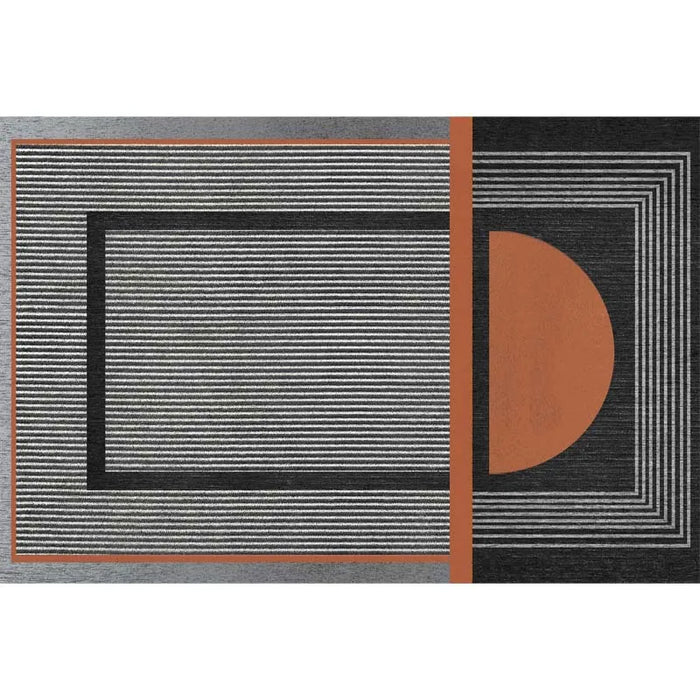 Outdoor Indoor Entrance Door Mat PVC Silk Loop Minimalist Dust Carpet Anti-Slip Mats