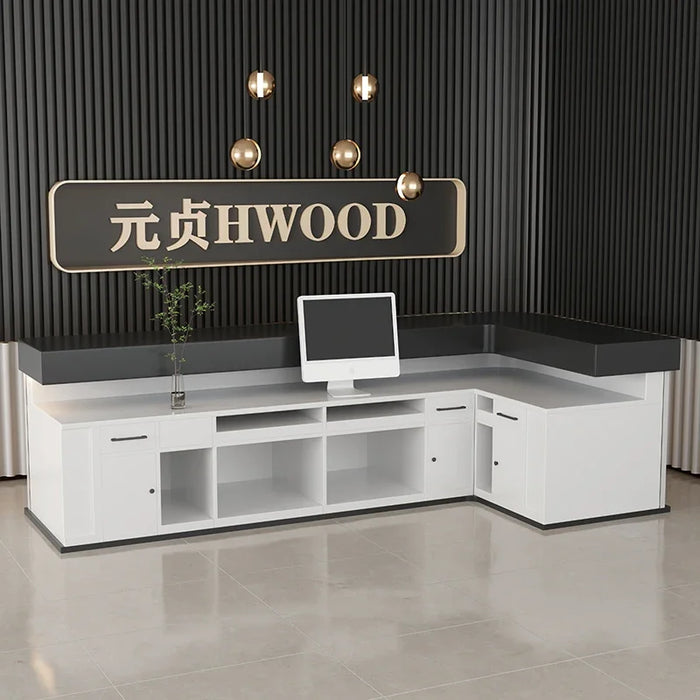 Simple Counter Desk Reception Offices Checkout Counter Stand Table Reception Beauty Recepcion Mueble Bar Furniture Counter
