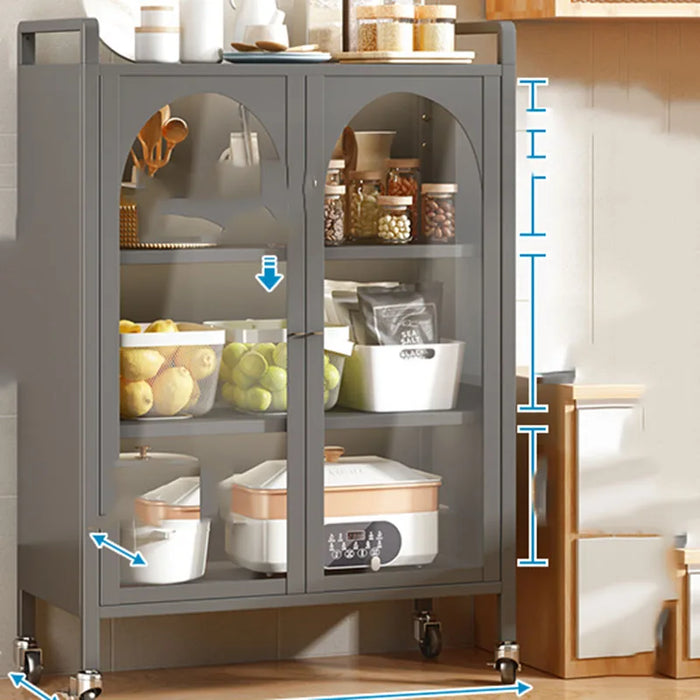 Shelf Modern Sideboards Kitchen Display Metal Modular Luxury Storage Sideboards Dining Szafka Kuchenna Small Room Furnitures HDH
