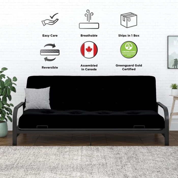 Signature Sleep Trule 8" Independently Encased Coil (Pocket) Futon Mattress, Polyester Linen, Full, True  living room sets sofa
