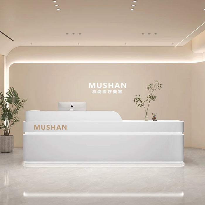Counter Reception Desk Beauty Salon Lectern Store Check Out Luxury Advisory Register Reception Desk Shop Recepcja Bar Furniture