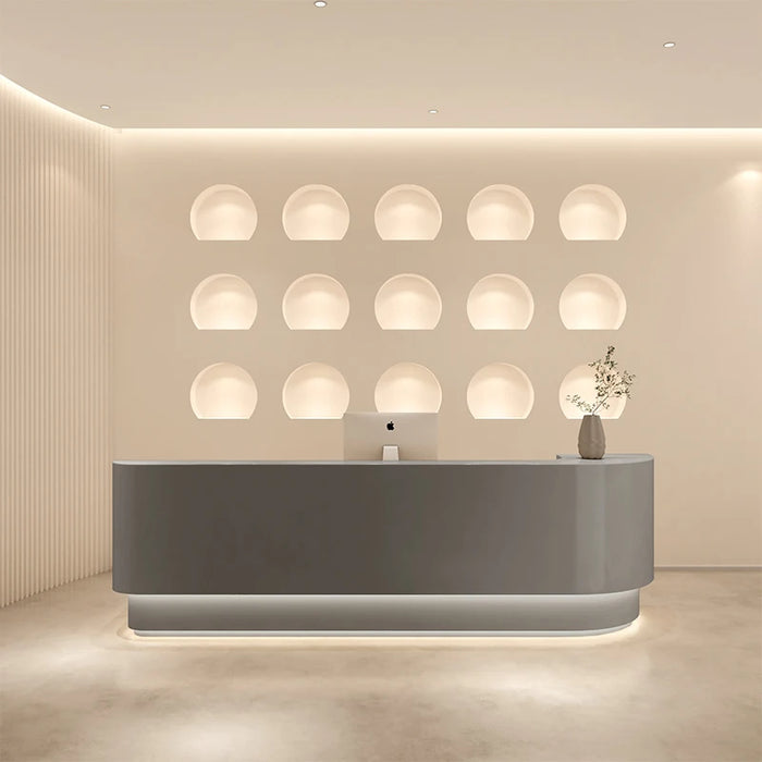 Counter Luxury Reception Desks Podium Modern Computer Closet Reception Desks Futuristic Escritorios De Oficina Bar Furniture