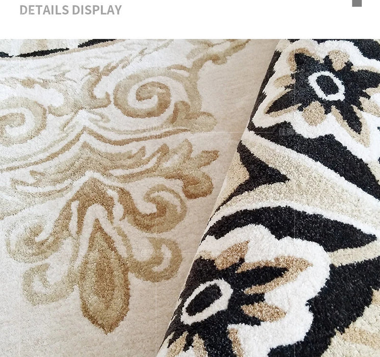 Customize Wool Carpet Luxury Europe Rugs and Carpet for Living Room Handmade Wool Thick Area Rug for Bedroom Study Floor Mat