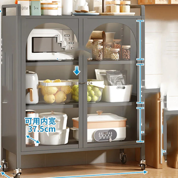 Shelf Modern Sideboards Kitchen Display Metal Modular Luxury Storage Sideboards Dining Szafka Kuchenna Small Room Furnitures HDH