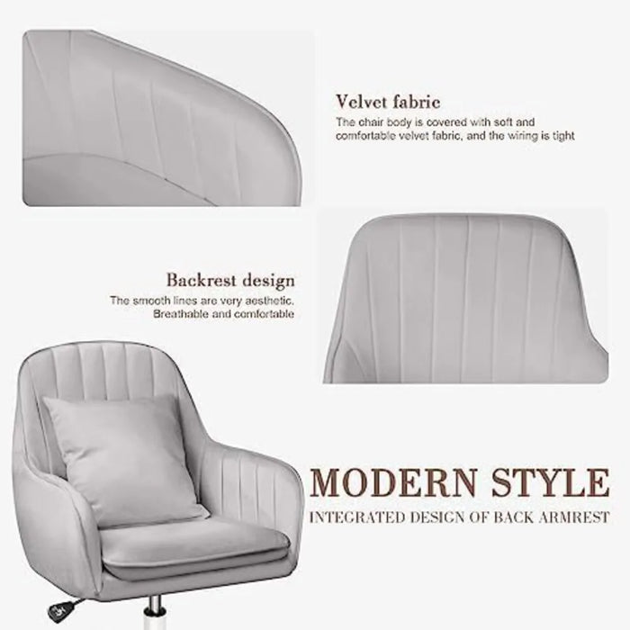 Cute Office Chair Home Computer Chairs Adjustable Task  Modern Office Chair Makeup Chair 362° Swivel Computer