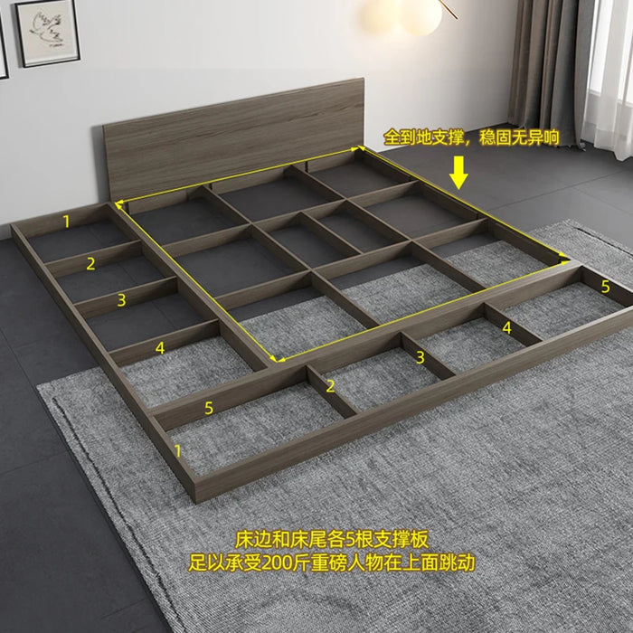Daybed Baby Luxury Tatami Loft Floor Modern Nordic Sex Lazy Platform Living Room Safe Bed Platform Chambre Bedroom Furniture